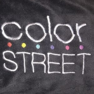 Color Street Black Embroidered Logo Apparel